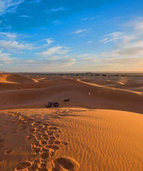 EXCURSIÓN DE 3 DÍAS DESDE OUARZAZATE AL DESIERTO DE MERZOUGA